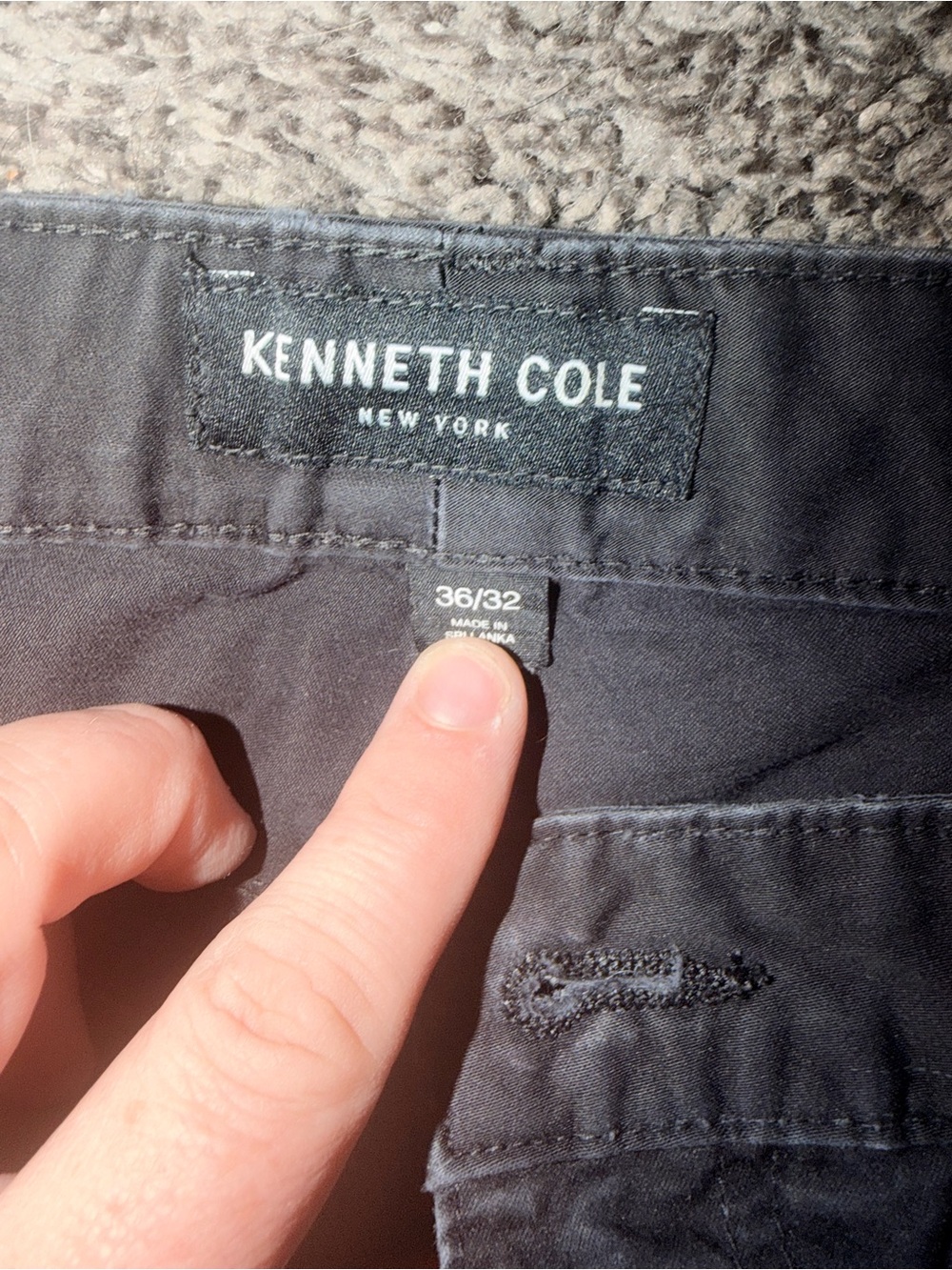 Kenneth Cole Dark Wash Slim Straight Jeans | Modern Casual Everyday Denim